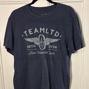 Men's Blue Graphic T-Shirt